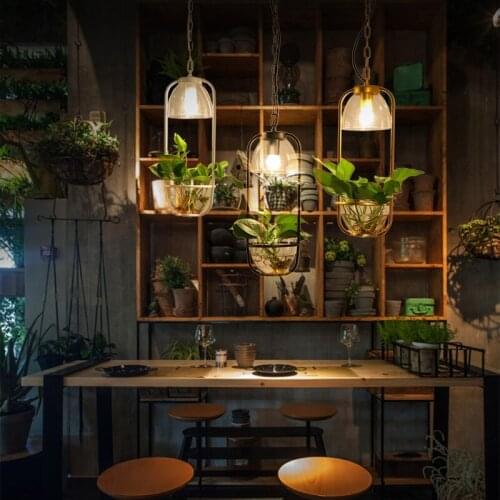 Nordic modern minimalist iron glass bottle Pendant light plante Restaurant Bar Cafe creative Macarons Pendant lamp XUYIMING