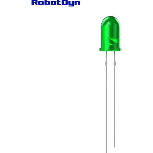 LED basic color GREEN, D-3mm, (pack 50 pcs)