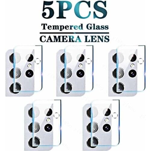 5PCS Camera Glass For Samsung Galaxy S21 Ultra 5g Galaxys21 Protective Glas Film Protection On Galaxy S21plus S21ultra Protector
