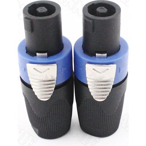 100 pcs 4 Pin Professional Audio Connector For SPEAKON NL4FC Ohm Connector