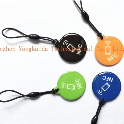 1000PCS/Lot Crystal epoxy card Tag Smart IC KeyFobs 13.56MHz IC Tag