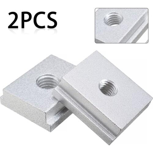 2pcs 25mm Miter Bar Aluminum Alloy M8 M6 T-track T-slot Slide Woodworking Slot Nut Tools Accessories