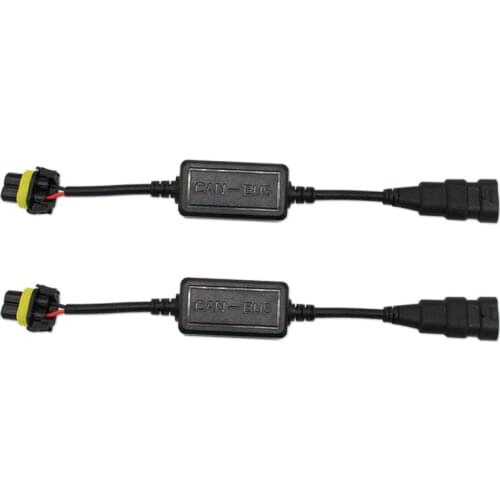 2PCS H1 H3 H4 H7 H8/H9/H11 9003 HB2 9005 9006 EMC Car LED HID Decoder Headlight Fog Light DRL IC No Error Load Resistor No Flick