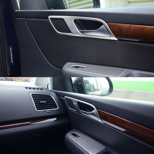 2Pcs/set Stainless Steel Car Interior Door Handle Frame Trim Styling Sticker For Volkswagen Sharan 2013 2014 2015 2016