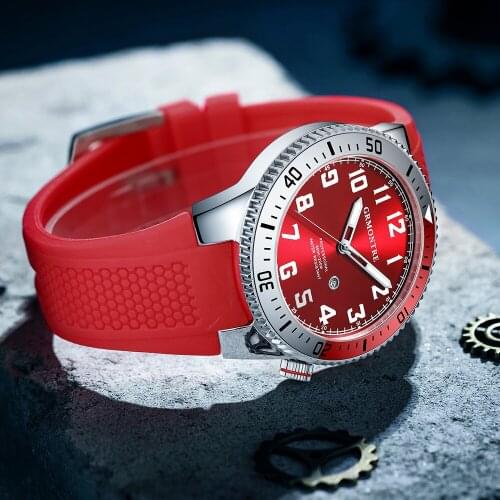 200m Dive Watch For Men GRMONTRE Sports Mens Watches relogio masculino Analog MIYOTA Quartz Watch Sapphire Crystal Luminous 2020