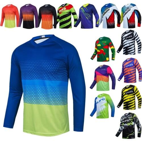 2021 Cycling Jersey Men Motocross Jersey Clothing Maillot Cycling Quick Dry Jackets Men Mtb Long Sleeve Shirt Mtb Bicycle Shirt