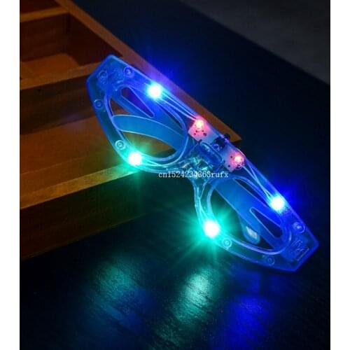 300pcs LED Light Glasses Glow Glasses for Christmas Birthday Flashing Halloween Party Decoration Supplies