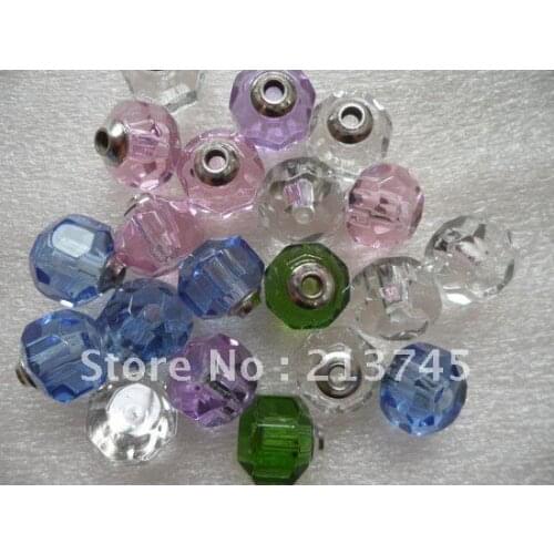 Promotion!! Mixed Round Ball Face Cut Vial Pendant Neckalce Pendant glass bottle pendant Perfume bottle