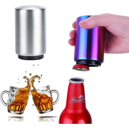 Automatic Beer Bottle Opener Creative Bottle Cap Bottle Opener Beer Bottle Opener Bar Tool Red Wine Beverage Soda Cap Opener