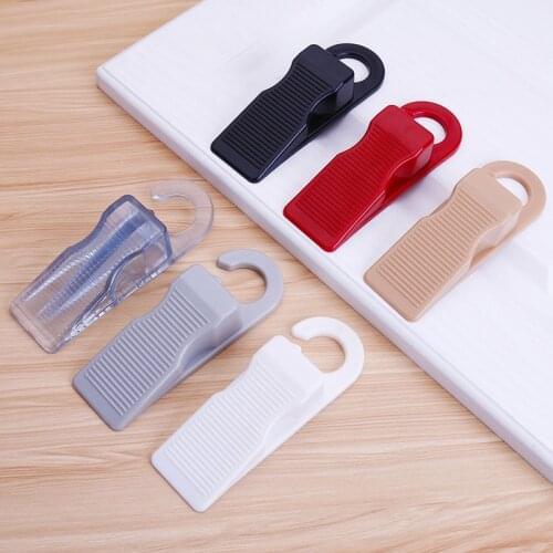Safety Creative Silicone Door Stopper Wedge Door Catcher Block Home Office Children Security Door Card Baby Protect