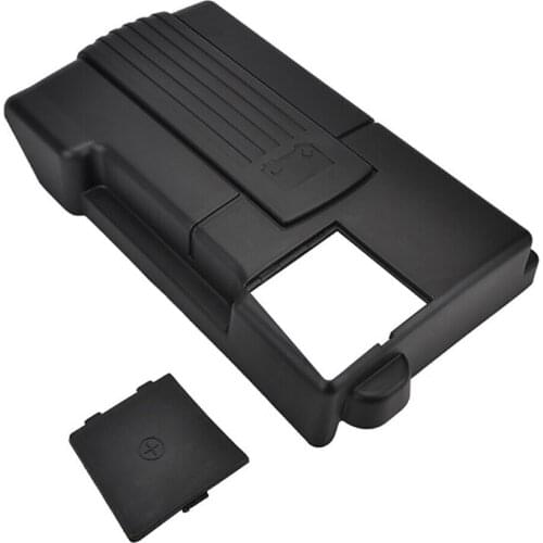 Black Car Engine Battery Cover For Golf Sportsvan 2013-2018 Smooth Edge For Passat B8 2015-On