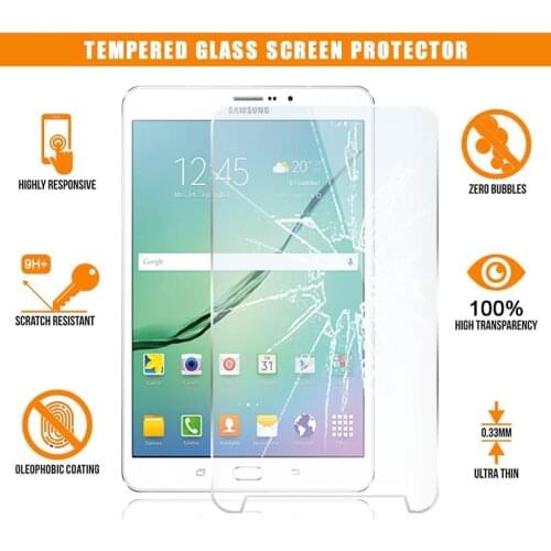For Samsung Galaxy Tab S2 8.0 LTE T715 Tablet Tempered Glass Screen Protector 9H Premium Scratch Resistant HD Clear Film Cover
