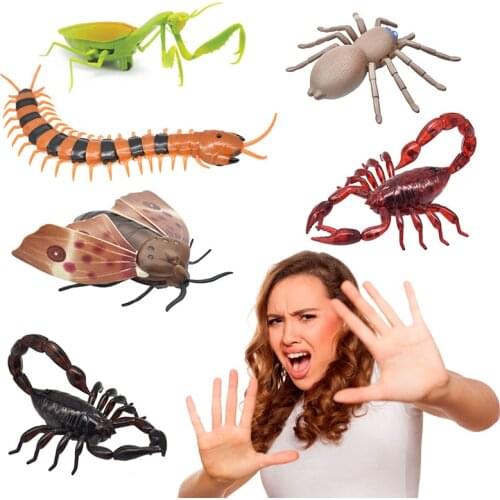 New Exotic Simulation Remote Control Animal Infrared Electric Tricky Remote Control Snake Remote Control Insect Toy Dropshipping