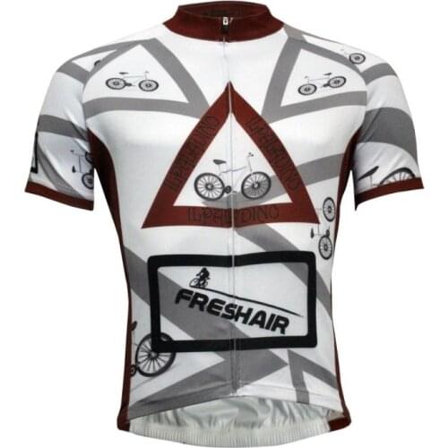 Coolest Summer Spring Cycling Jersey For Men Anti-Sweat Bike Clothing Road MTB Bike Jersey Short Sleeve Jersey 100% Polyester