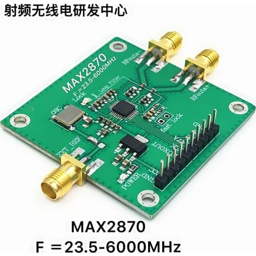 MAX2870 23.5MHZ-6GHZ Phase-Locked Loop RF Source Signal Generator Frequency os12
