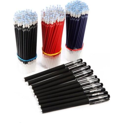0.5 mm Matte Ballpoint Gel Pens Set Needle Tip Black/Red/Blue Gel Ink Refills Kawaii Stationery School&Office Writing Supplies