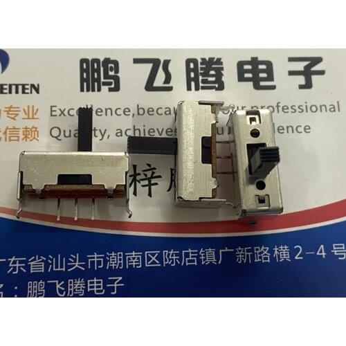 Original New 100% SSSU012200 small toggle switch 3pin 2gear vertical sliding power switch with bracket