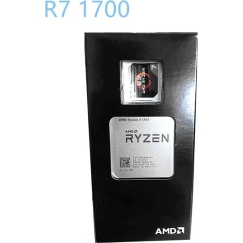 AMD Ryzen R7 1700 CPU Processor 8Core 16Threads AM4 3.0GHz 20MB TDP 65W Cache 14nm DDR4 Desktop