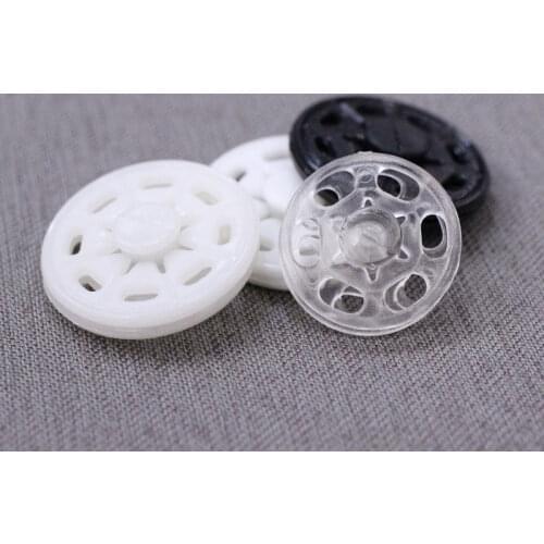 10pcs/set Transparent Black Invisible Button 7mm 10mm 15mm 18mm Fastener Button DIY Clothes Coat Button Sewing Decor Accessories