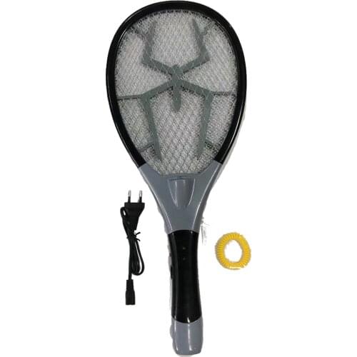 Operated Hand Racket Electric Mosquito Swatter Insect Home Garden Bug Fly Mosquito Zapper Swatter Killer Pest Reject