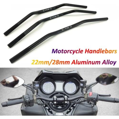 Motorcycle Handlebars 22mm 28mm CNC Aluminum Anodizing Steering Wheel for Honda Kawasaki Yamaha Suzuki Benelli Aprilia Triumph