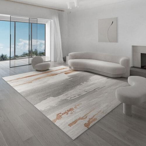 Modern Fluffy Rugs For Bedoom Soft Carpet Living Room Nordic Sofa Coffee Table Floor Mat Rectangle Study Area Rug
