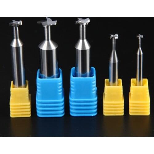 LIJUN T type Groove cutter HRC55 Solid carbide T type cutter Milling Knife T Slot groove Milling Cutters for CNC Machine Tools