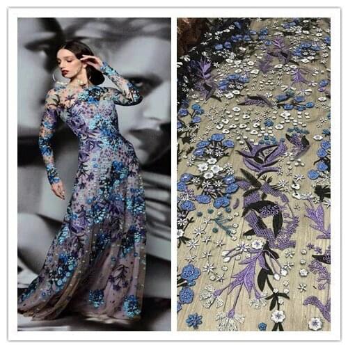 Gorgeous French net lace fabric SYJ-11831 nice looking African tulle lace embroidery lace fabric