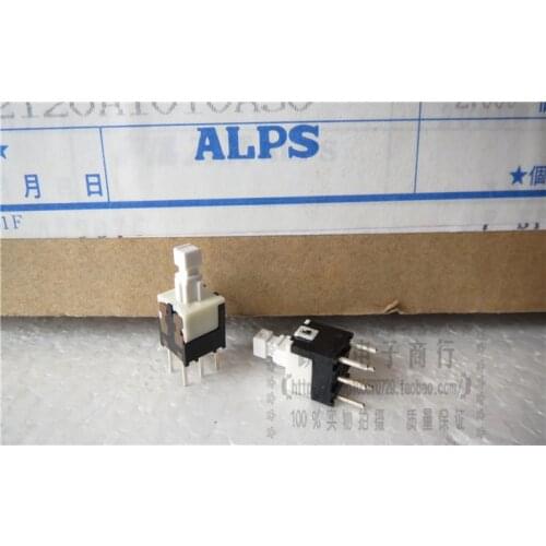 [VK] SPPH210100 Japan import ALPS 6 pin 6 feet double row self locking lock 6*6mm square button switch