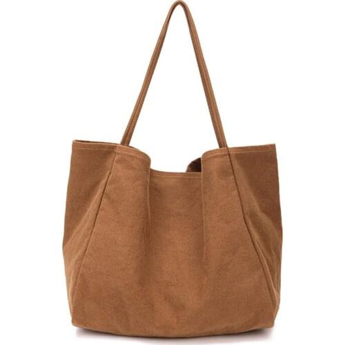 Large Capacity Canvas Shopping Handbags Female Casual Tote Messenger Bag Grocery Eco Shopper Ladies Shoulder Bag For Girls