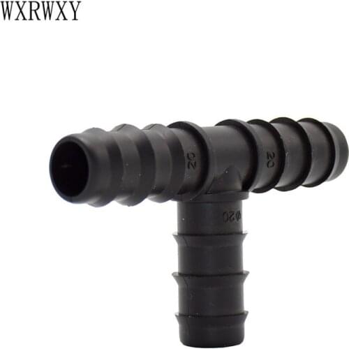 Wxrwxy Garden irrigation tee barb 1/2 20mm hose tee connector 1/2 garden irrigation hose splitter 6 pcs