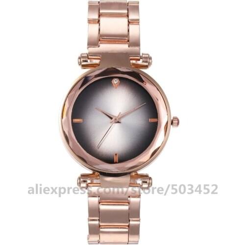 100pcs/lot 920641 New часы браслет Wholesale Flower Steel Watches Business Relojes Mujer Wild Wrist Watches For Men Women