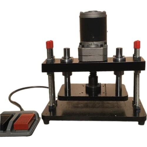 220V 200W Electric Standard Small Die Cutter Press EVA PVC Die-cutting Machine Leather Flattening Machine (260*150mm ) 3T