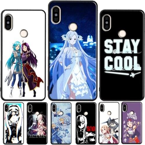 Alicization Sword Art Online Case For Xiaomi Redmi Note 9 Pro 9S 8T 8 Pro Note 10 Pro Coque For Redmi 9T 9 9A 9C 8A 7A