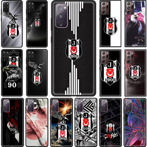 Turkey Besiktas Football Phone Case for Samsung Galaxy S21 S20 FE Note 20 Ultra S10 Lite S9 Plus S8 S10e Cover Soft Shell