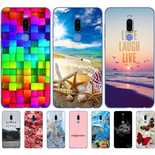 For Meizu X8 Case Silicon Soft TPU Back Phone Case Cover for Meizu X 8 MeizuX8 Bag Protective Coque Bumper Clear Painting Fundas