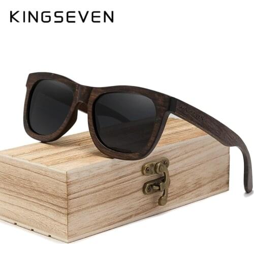 KINGSEVEN Handmade Natural Wooden Sunglasses Men Polarized Gradient Lens Women Traveling Vintage UV400 Sun Glasses Oculos De Sol