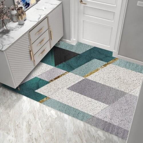 Geometric Mat Carpet Living Room Mat Kitchen Mat Bath Mat PVC Non-slip Mat Entrance Door Mat Carpet Custom Pattern Home Door Mat