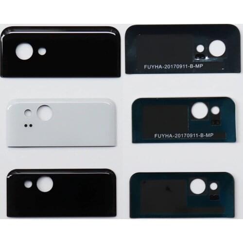 Original 100% Pixel 2 5.0 For Google Pixel 2XL 2 XL 6.0 Back Cover Glass Rear Housing Replacement Spare Parts With Adhesive