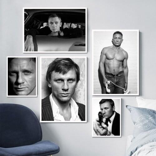 Daniel Craig Poster Bond James 007 Canvas Painting Prints Wall Art Picture Home Decoration Cuadros