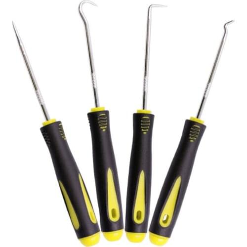 160 mm 240 mm 4pcs/set Durable Car Oil Seal Screwdriver O-Ring Seal Hook Puller Remover Skid Pick Set Tools For Auto Repair