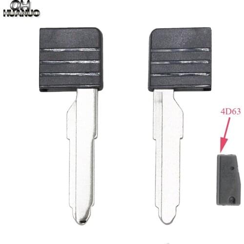 Smart card emergency key blade with 4D63 80bit chip Maz13 blank for Mazda 5 6 CX-7 CX-9 MX-5 Miata RX-8