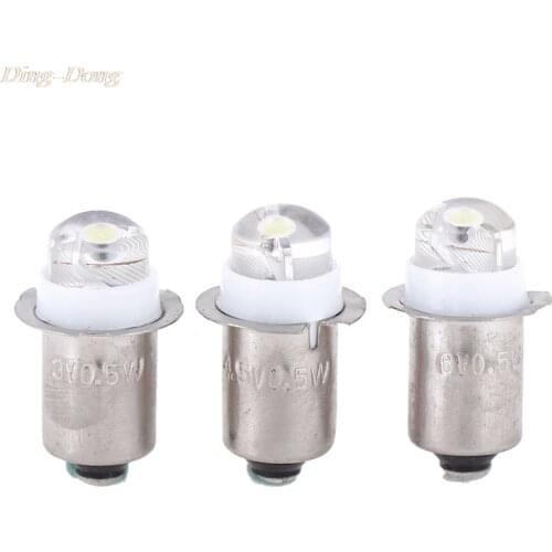 LED Light Bulb P13.5S 0.5W Work Light Flashlight Torch Light Replacement Led Bulb Work Light Lamp 3V 4.5V 6V