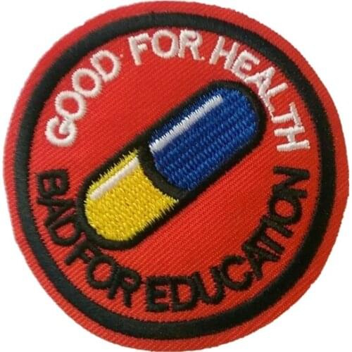 Custom Embroidery Patch Iron on sew on velcro customized with your own logo design