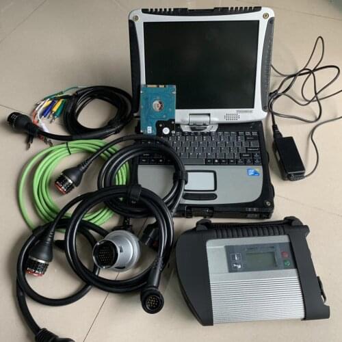 2021-06 hdd with cf-19 laptop 4G mb star c4 mb sd connect compact full set work for m-bz car truck expert diagnosis tool