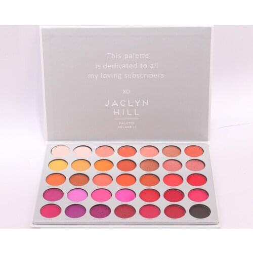35 Colors Pearlescent Eyeshadow Silver Eyeshadow Palette Waterproof And Sweatproof Pink Earth Color Eyeshadow Palette Cosmetics