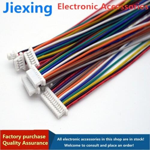 5 pieces of SH1.0MM cable 2P-12P 100mm-300mm single head 1571-28 electronic wire