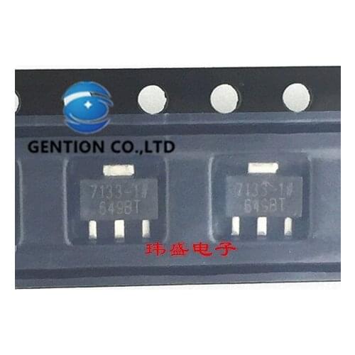 50PCS HT7133-1 7133-1 # 7133 SOT89 three-terminal regulator tube in stock 100% new and original