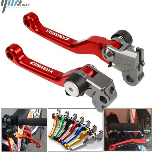 Motorcycle CNC Aluminum Pivot Brake Clutch Lever For Suzuki CRM250AR CRM 250AR CRM250 AR 1994-1998 1997 1996 Dirt Bike Motocross