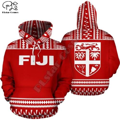 NewFashion Island Country Flag FIJI Polynesian Culture Retro Tattoo Tracksuit Men/Women Pullover Funny Casual 3DPrint Hoodies A7